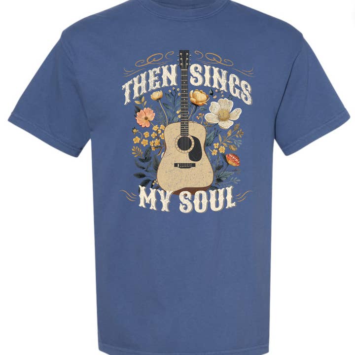 Kiki's Boutique – Großhandel T-Shirt mit Siebdruck – Damen – Dann singt mein Soul Grafik-T-Shirt7