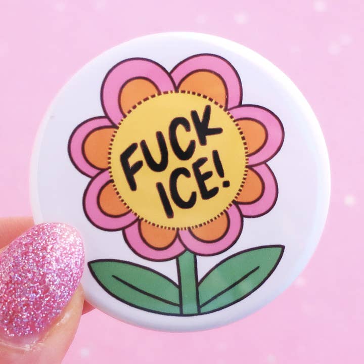 Fuck ice button for wholesale by Kate Gabrielle