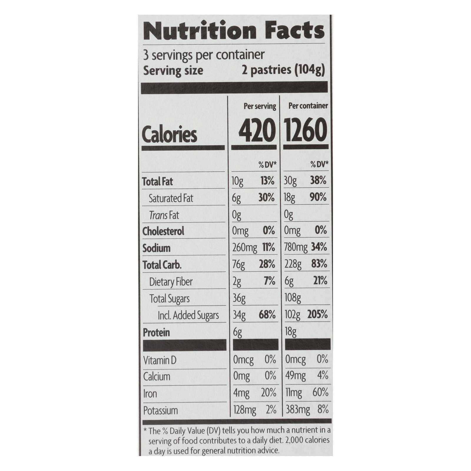 Everyday Supply Co - Wholesale Bread/Tortilla - Organic Wildberry Acai Toaster Pastries, 12-Pack (11 oz)1