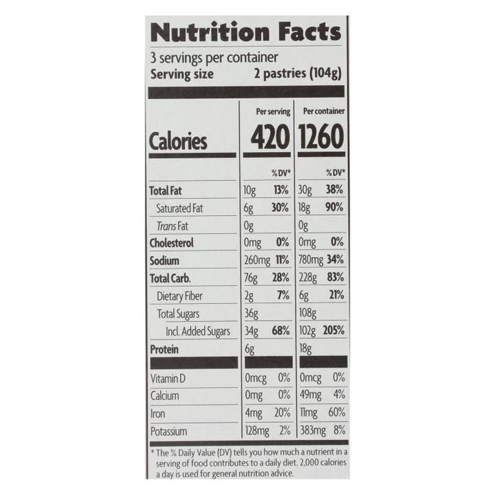 Everyday Supply Co - Wholesale Bread/Tortilla - Organic Wildberry Acai Toaster Pastries, 12-Pack (11 oz)1