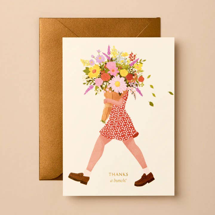 Thank You Card | Minimal Eco-Friendly Greeting Card for wholesale by Gabrielle & Celine Greeting Cards Australia