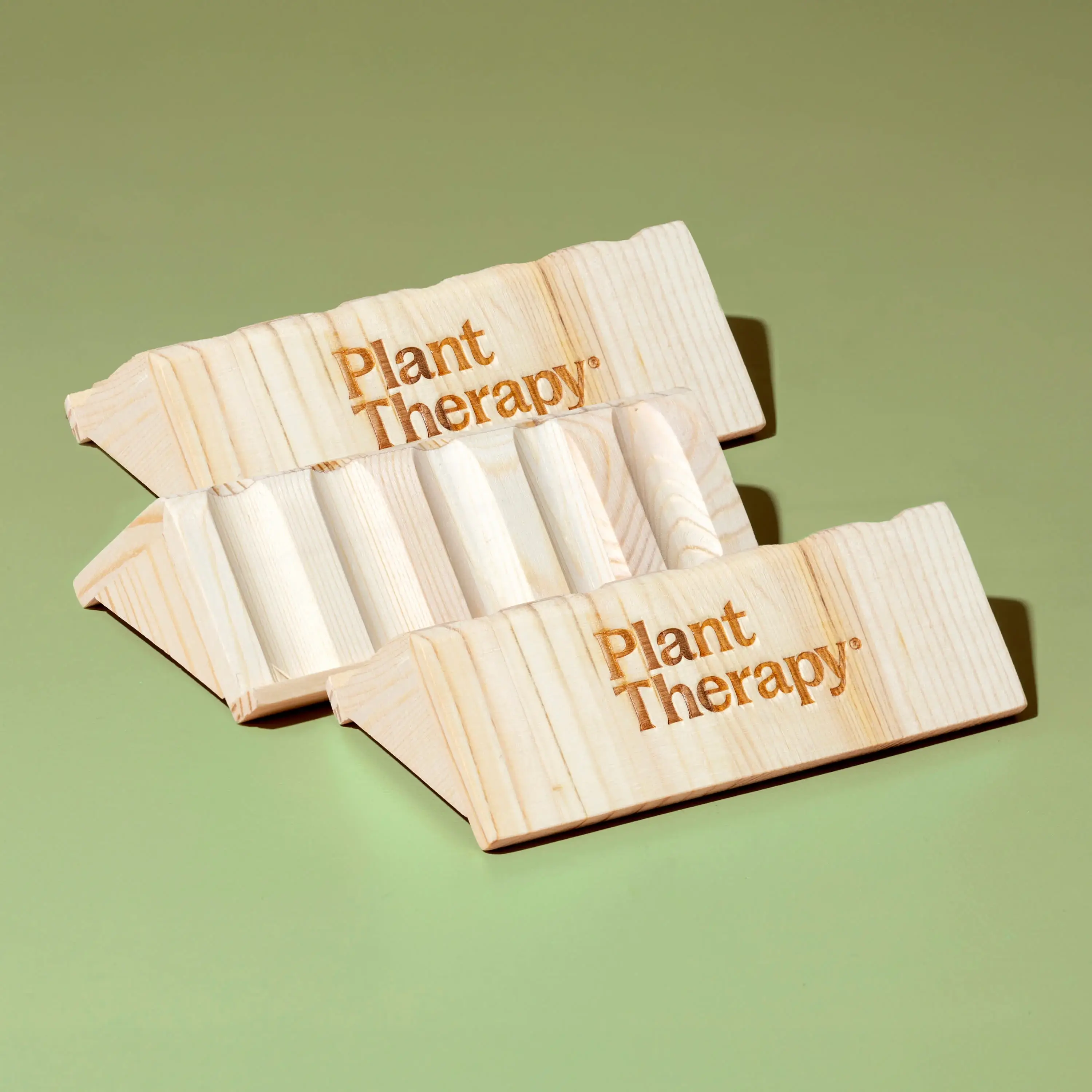 Plant Therapy - Wholesale Essential Oil Holder - Essential Oil Wooden Storage Display - Set of 33