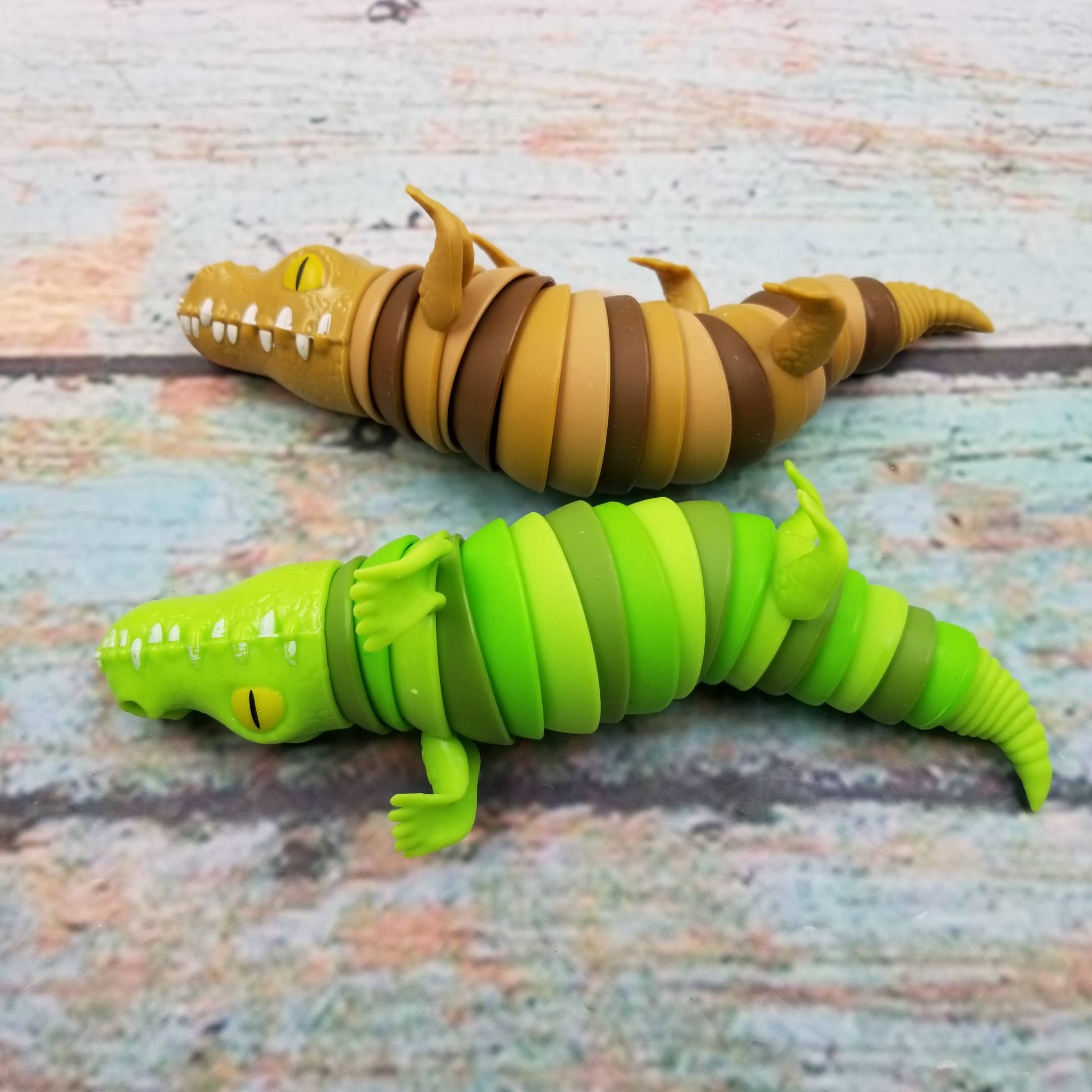 MIAS SHOP – wholesale Fidget toy – Kids – Crocodile Sensory Fidget StressRelief Slug Toy3