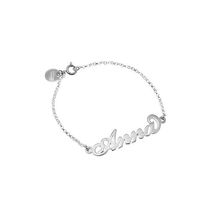 Name Anklet for wholesale by Anna Lou of London