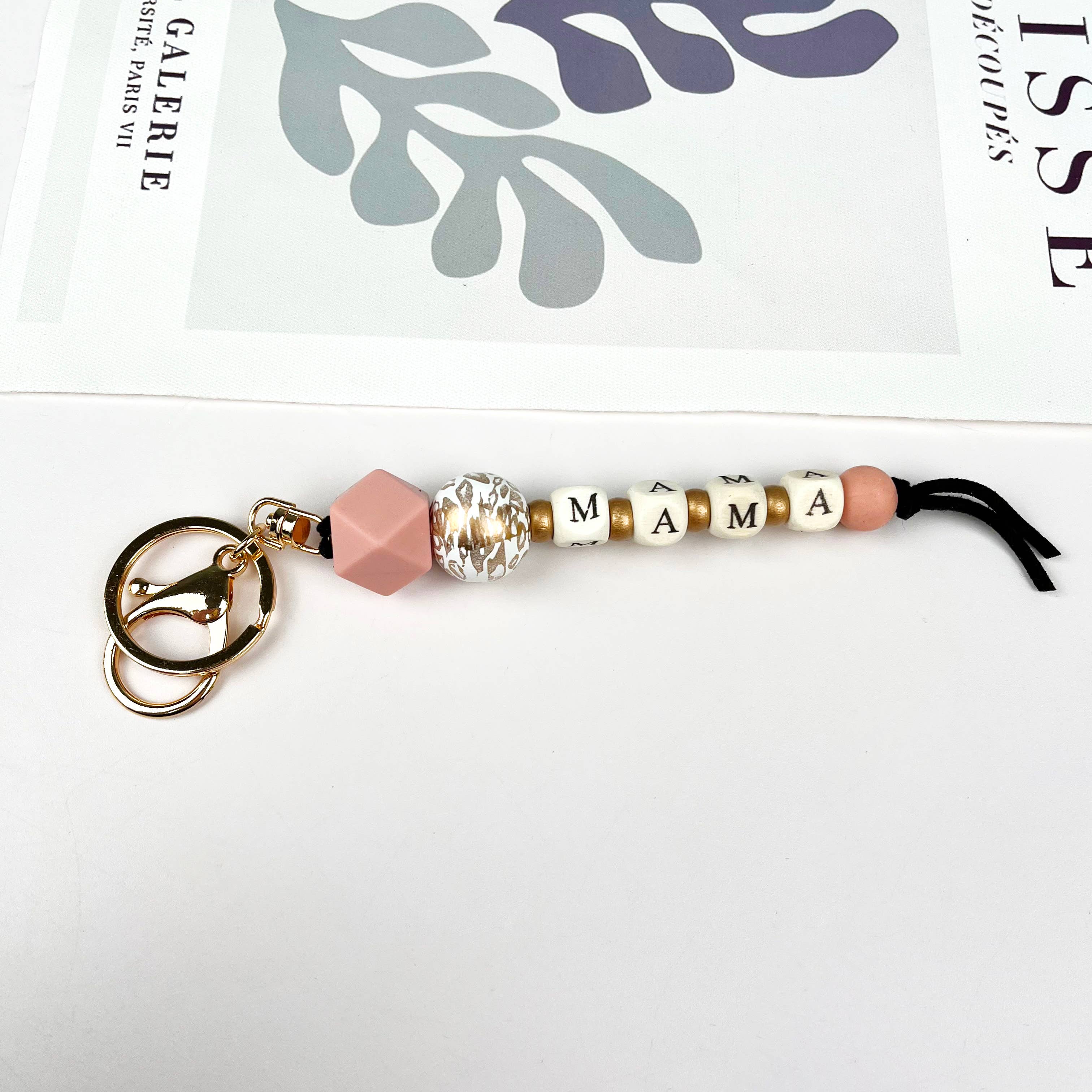 SoapElenGlen - Venta al por mayor Llavero - Mujer - Llavero con forma de letra y colgante para el Día de la Madre2