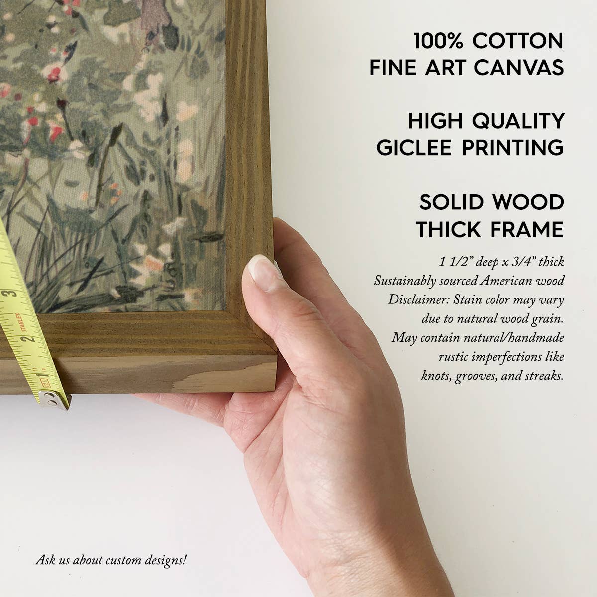 Hangout Home - Vendita all'ingrosso Stampa artistica - Spring Blossoms Farm Girl - Farmhouse - Arte su tela con cornice 3