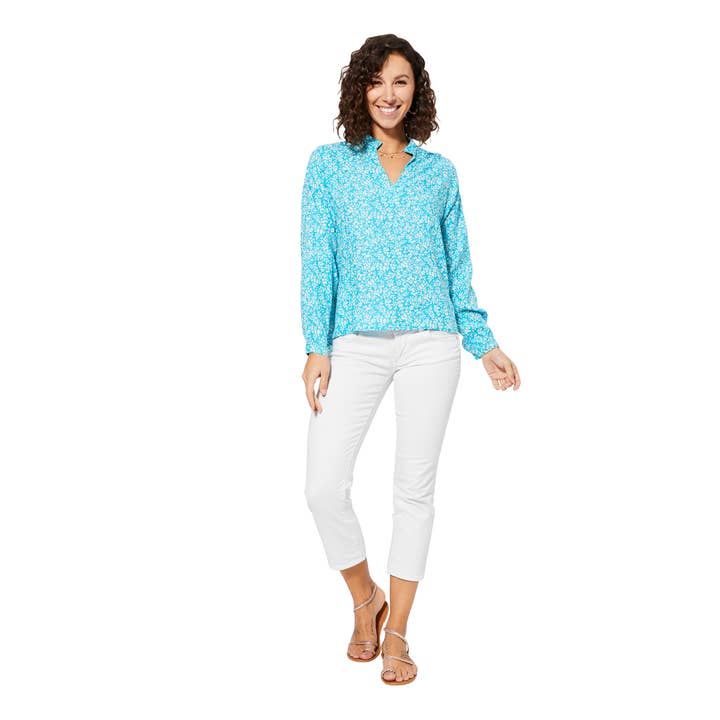 3/4 SLEEVE SUMMER TOP TIPV0003D for wholesale by Ipanima