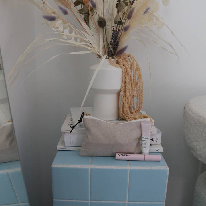 Natural Linen Carry-All Bag for wholesale by This & That Design Co.