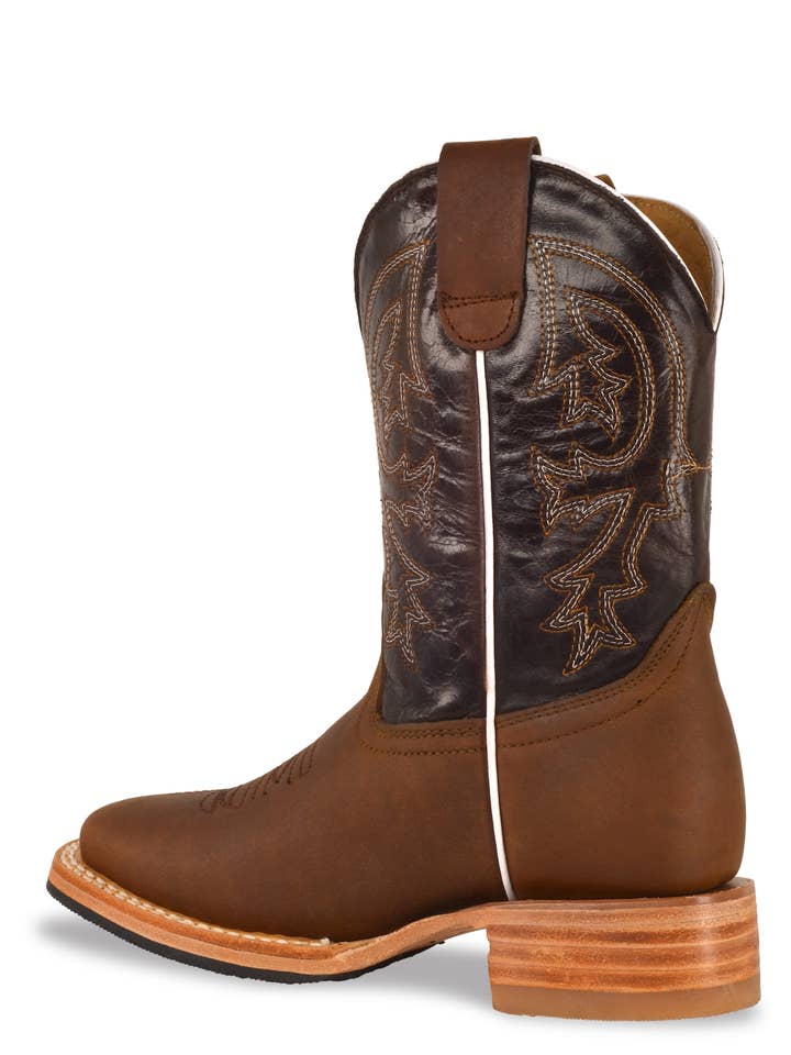 3103 COFFEE KIDS WIDE SQUARE BOOT for wholesale on Faire2