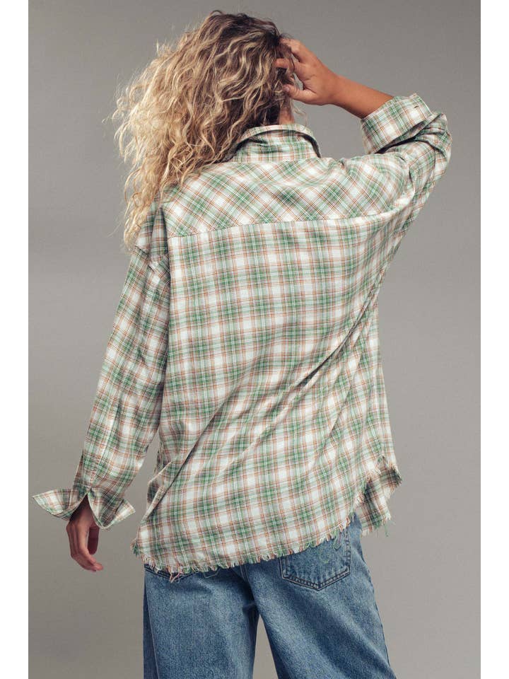 Urban Daizy - Wholesale Button Down Shirt - Women's - "TO DO LOOK AT ART" Embroidered Boho Top11