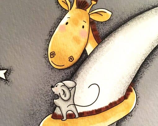 Little Sharks - Wholesale Art Print - Catching Stars Print2