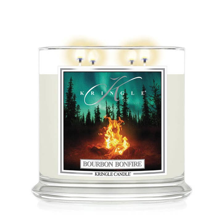 Bourbon Bonfire | XL 4-wick for wholesale by Kringle Candle Company