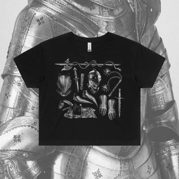 While Odin Sleeps - Wholesale Screen printed t-shirt – Women′s - Virtus Crop Tee