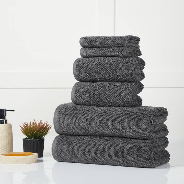 Essell 24/7 - Vendita all'ingrosso Asciugamani da bagno - Asciugamano da bagno testurizzato qualità hotel | 700 GSM | Ultra morbido1