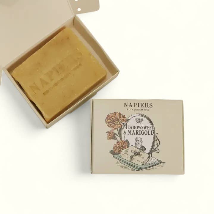 Napiers - Wholesale Bar Soap - Napiers Marigold & Meadowsweet Soap Bar3