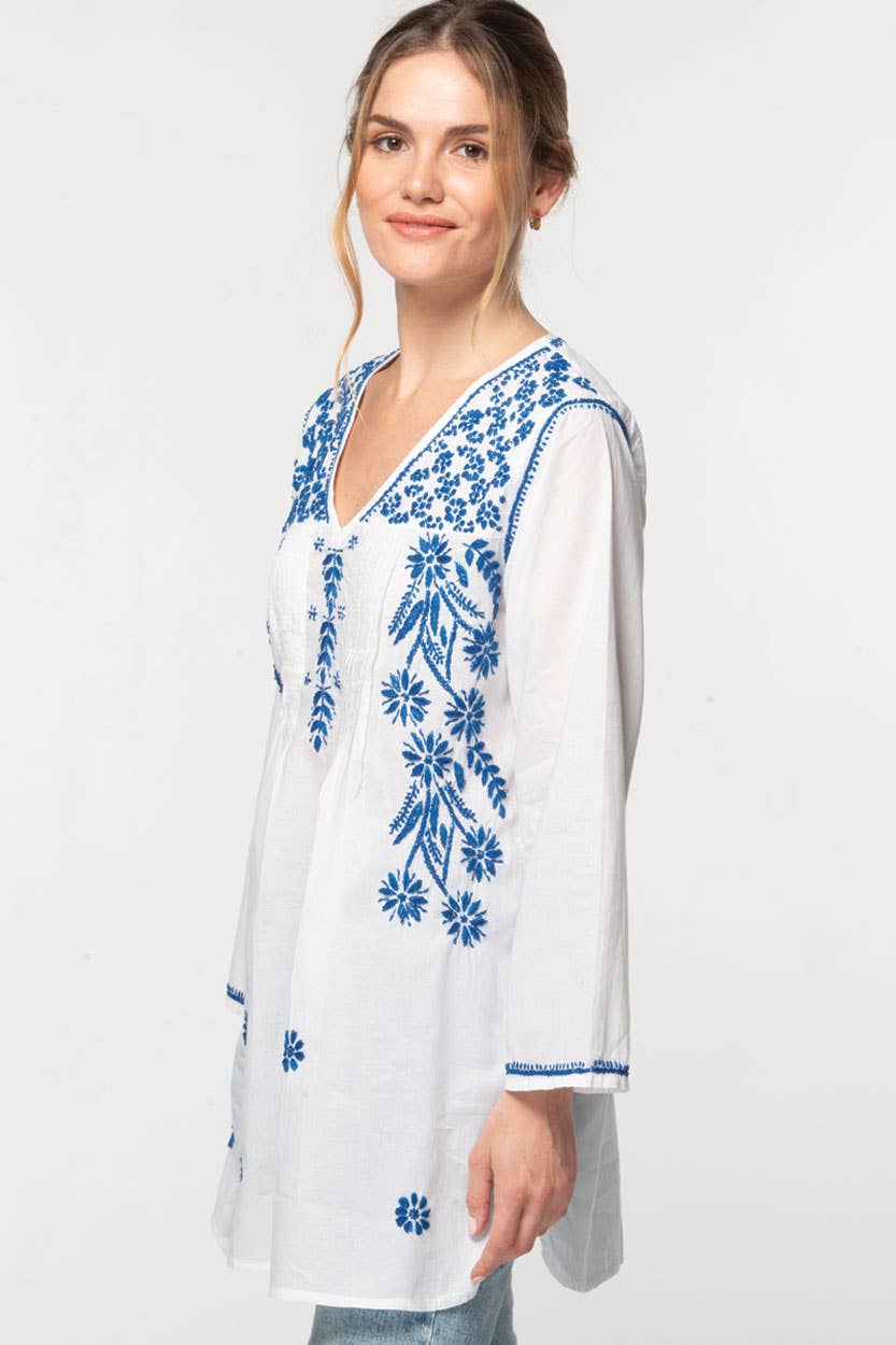 Sevya Handmade - Wholesale Tunic - Women's - Divya Hand-Embroidered Cotton Tunic6