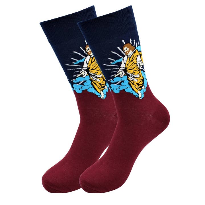 Sick Socks - Jesus - Off the Wall Robe Décontractée pour la vente par Real Sic