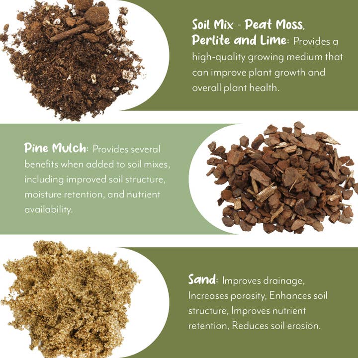 Kurated Korner - Wholesale Planting/Potting Soil - Soil Sunrise Peace Lily Potting Soil Mix