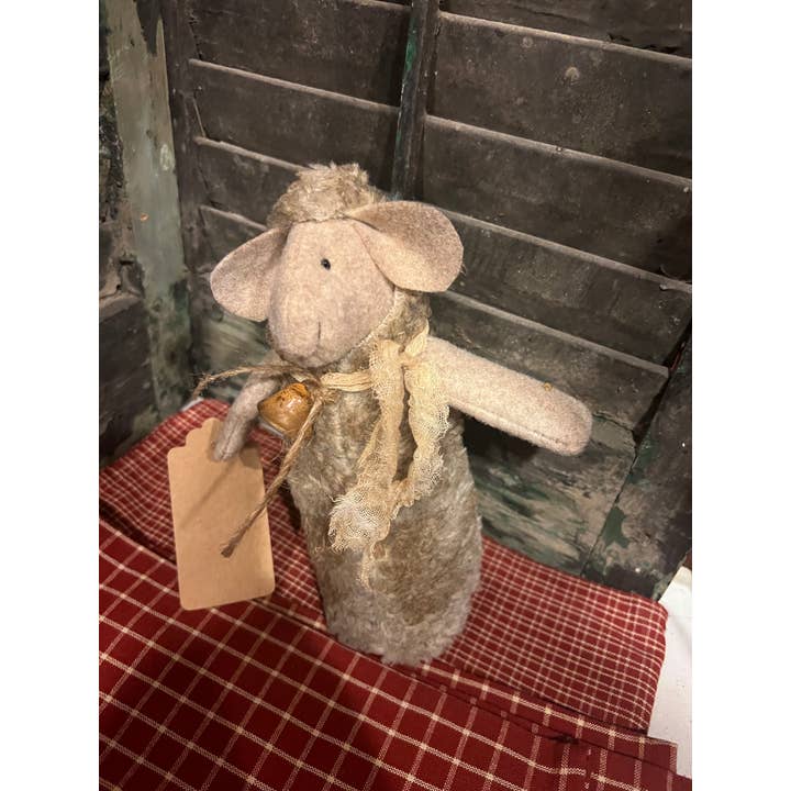 Raggedy Junction - Wholesale Decorative Tabletop Object - Handmade in USA sheep doll