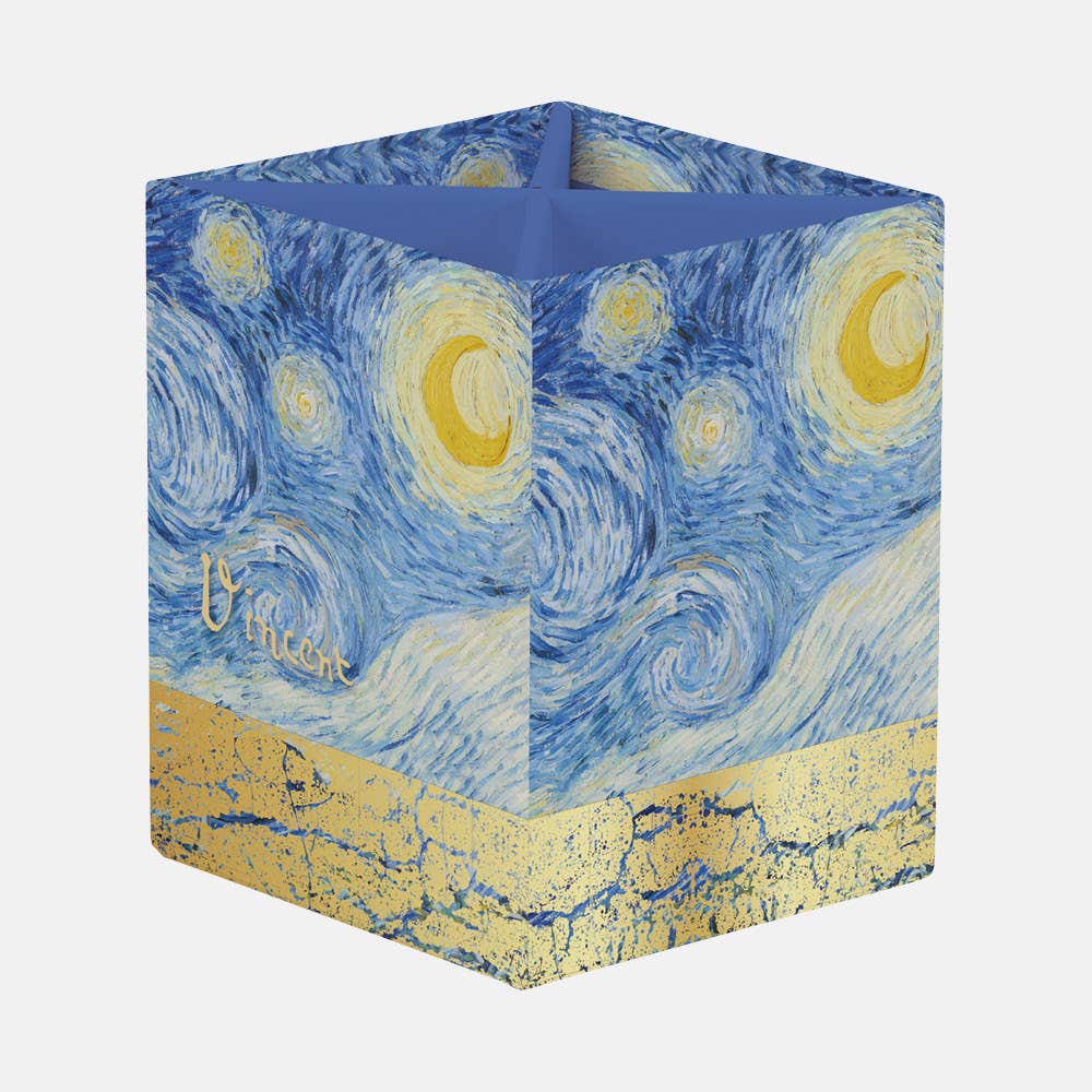 The Gifted Stationery Company - Wholesale Desk Organizer - Desk Organiser (4pcs) - Van Gogh - Starry Nights4