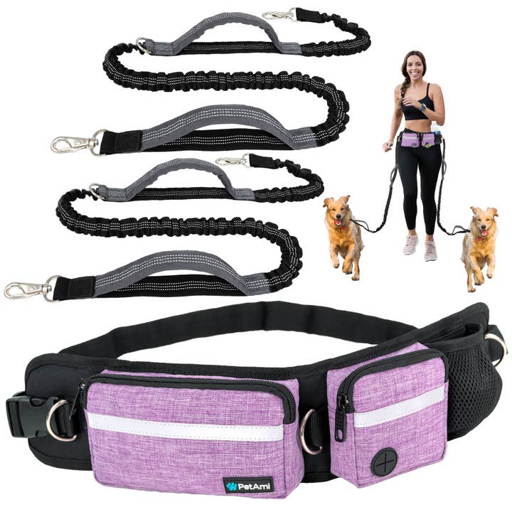 PetAmi - Wholesale Pet Leash - Dog - Deluxe Hands Free Dog Leash Bag
