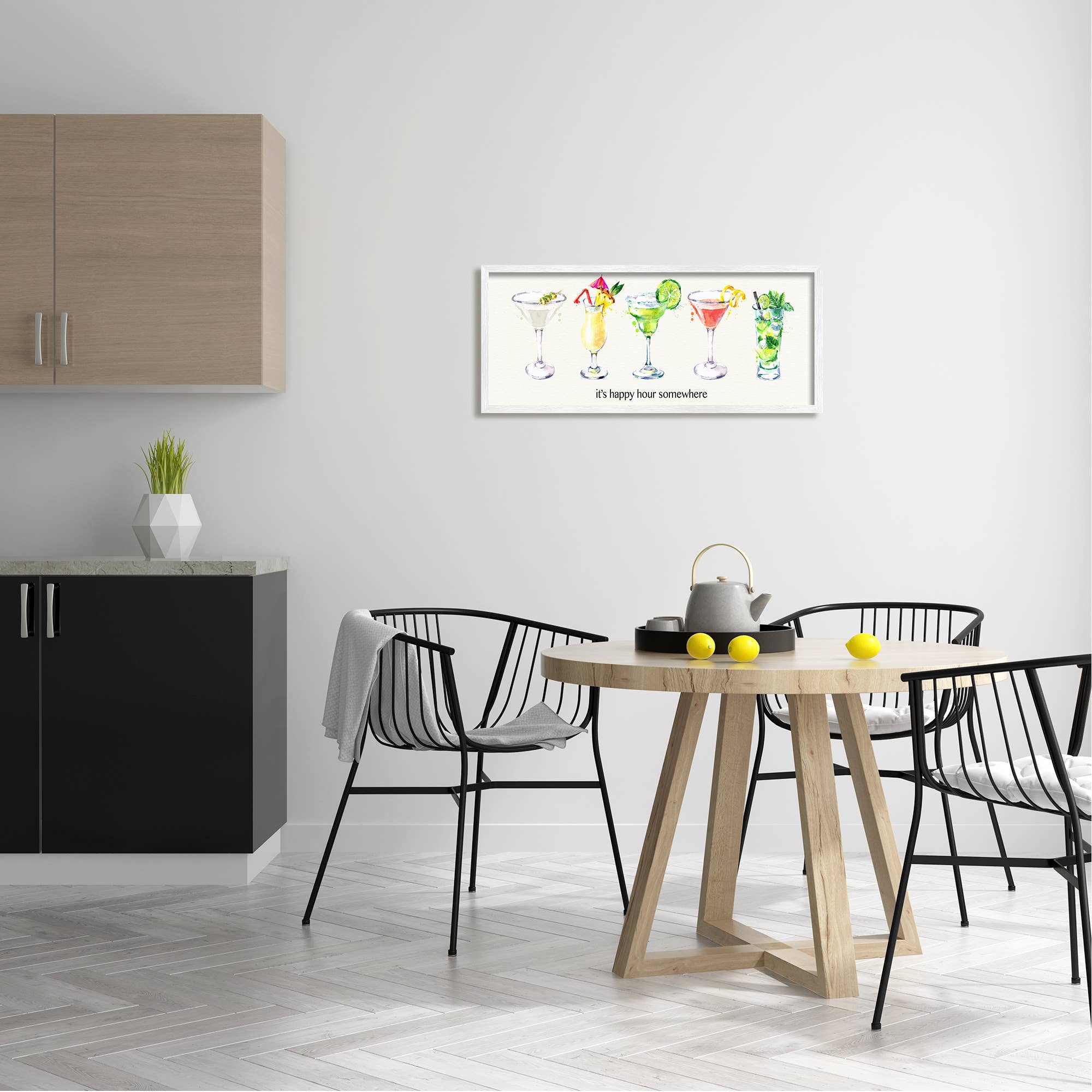 Stupell Industries - Wholesale Wall Sign - Happy Hour Somewhere Cocktails Framed Giclee18