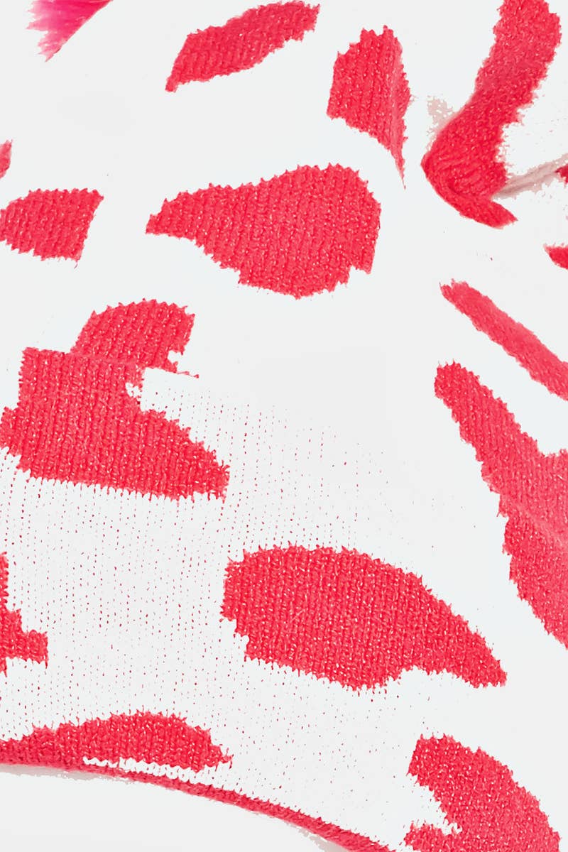 Collections by Fame Accessories - Wholesale Beanie - Dames - Muts met koeprint3