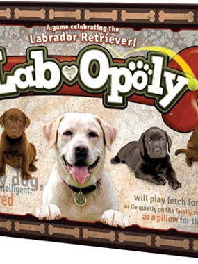 Lab Opoly - A game celebrating the Labrador Retriever! for wholesale by Cheatwell Games