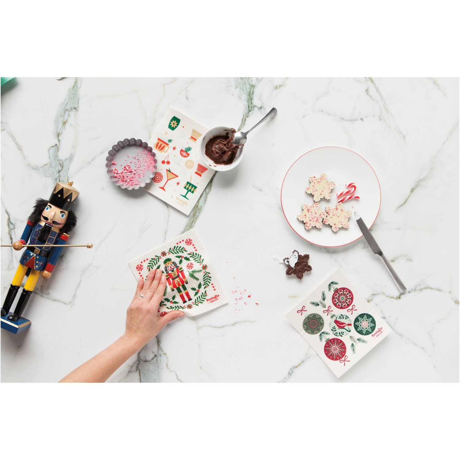 Ecologie - Vente Torchon - Éponge suédoise Casse-Noisette4