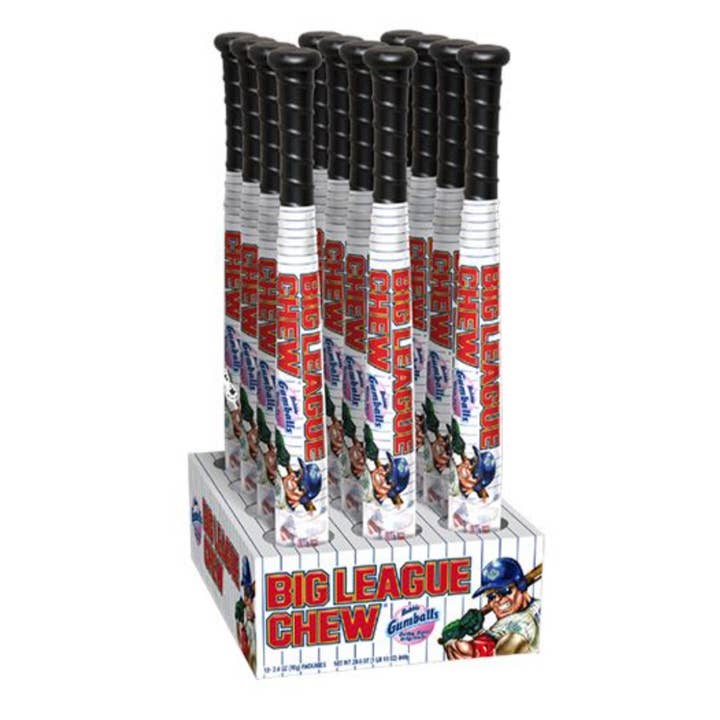 Majestic Wholesale - Wholesale Chewing gum - Big League Chew Baseball Bat with Gumballs, 12 ct.0