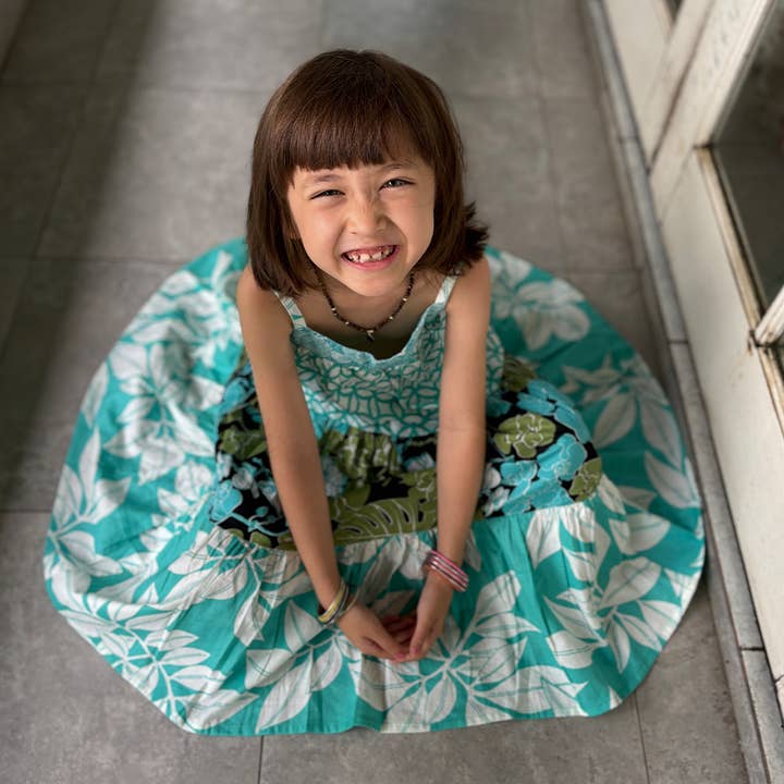 Scrappy Ruffle Girl's Dress | Cool for wholesale by Balizen Direct from Bali