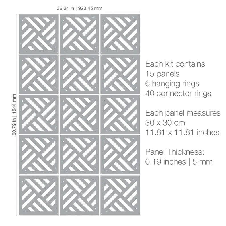 Guipp-Decor - Decoriy – wholesale Decorative panel – Gondomar Suspended Room Divider3