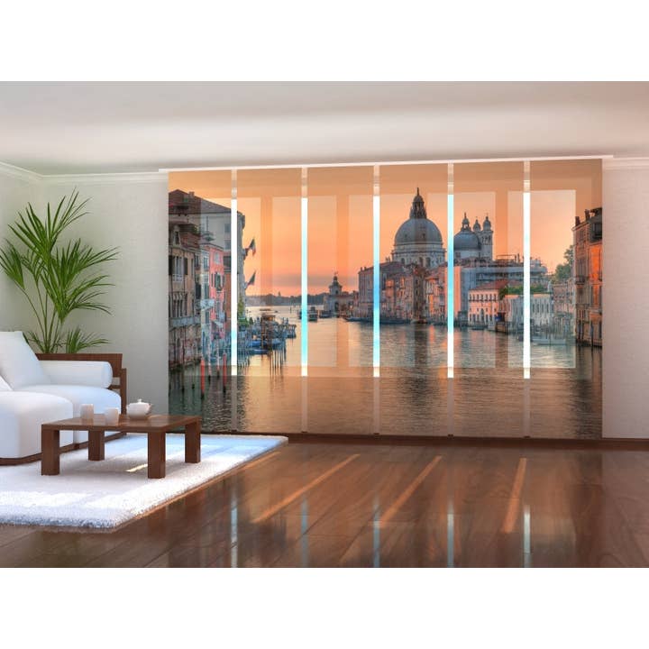 Schiebegardinen zum Sonnenuntergang der St. Mary's Cathedral, 6er-Set für den Großhandel von IlyDecor