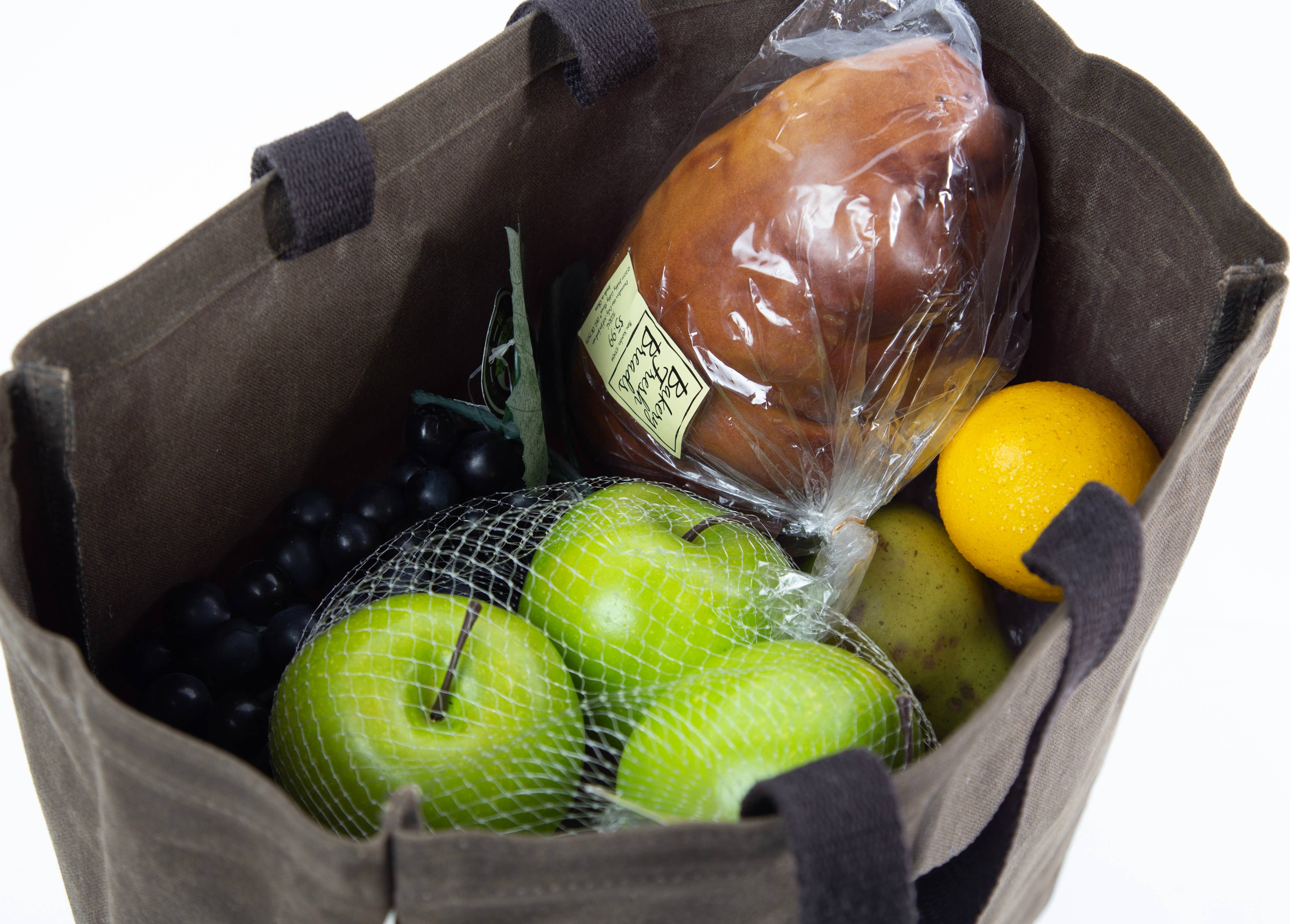 CB STATION - Wholesale Grocery/Shopping Bag - Waxed Canvas Market Tote10