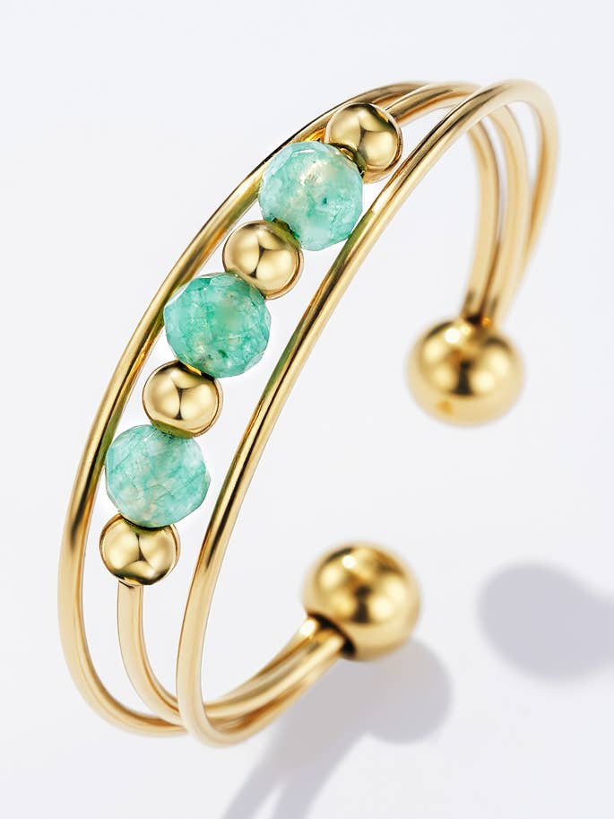 Stainless steel ring 424RX196 for wholesale by BYREN | ÉLINE L'ATELIER