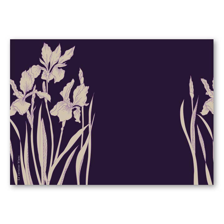 Pappersbordstabletter - Iris för wholesale av Le cerisier blanc