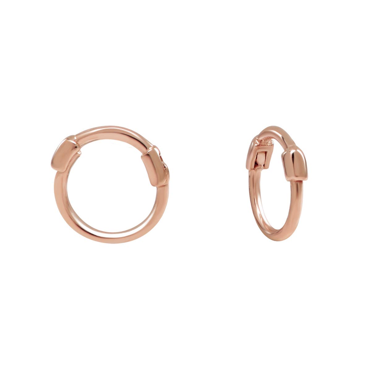 Ofina Jewelry - Wholesale Huggie Earrings - 10k Solid Gold Thin Huggie0