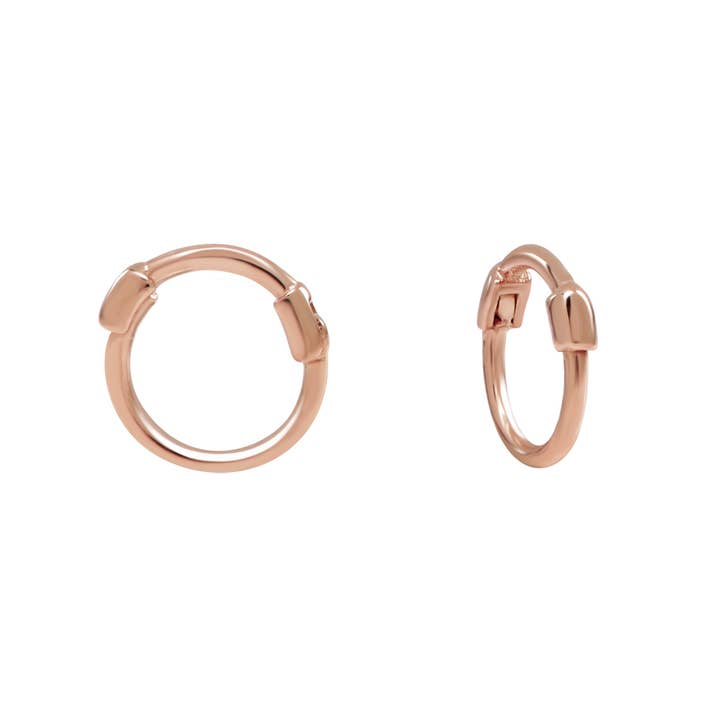 Ofina Jewelry - Wholesale Huggie Earrings - 10k Solid Gold Thin Huggie