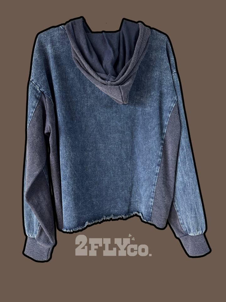 2 Fly Co - Wholesale Hoodie - Women's - URBAN DENIM HOODIE 2.03