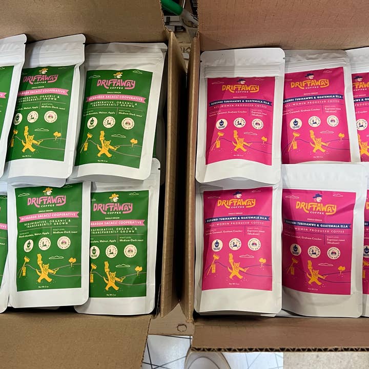Driftaway Coffee - Wholesale Ground Coffee - Women-grown Coffee Bag for Gift Baskets