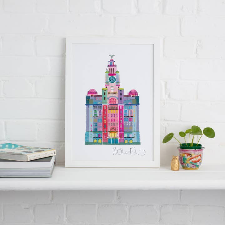 Impression du Liver Building, Art de Monument pour la vente par I Drew This