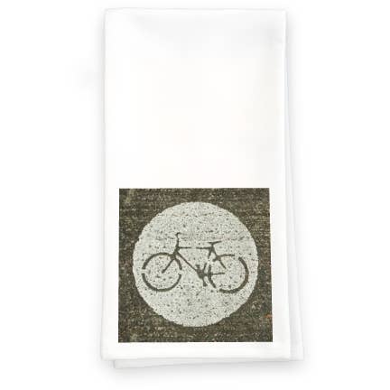 Paisley & Parsley - Wholesale Tea Towel - Bike Lane - Towel