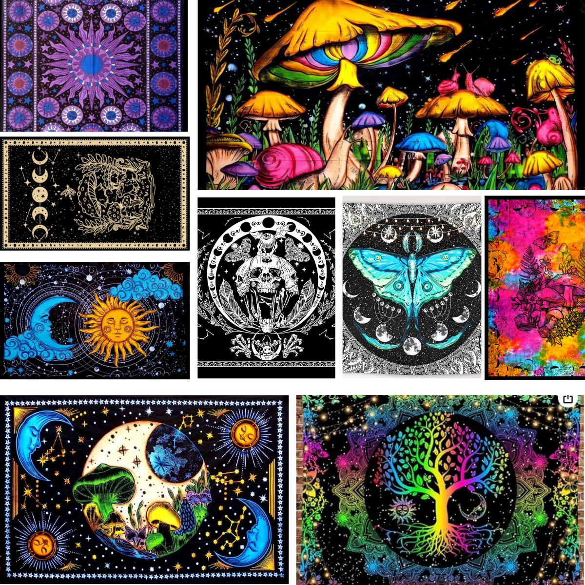 Rising International Inc - Wholesale Tapestry/Textile - Tapestry Assorted Single  55″ × 832