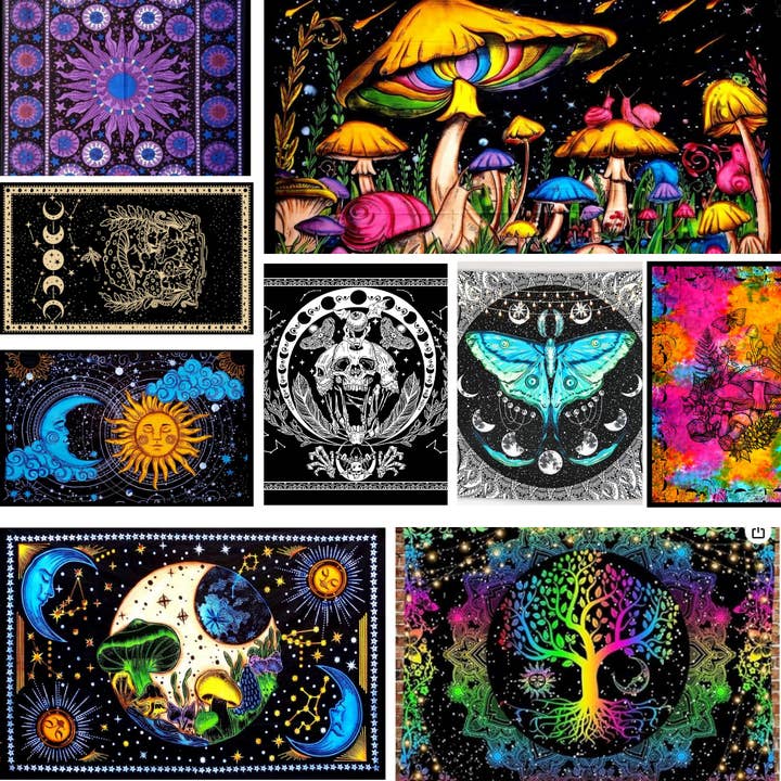 Rising International Inc - Wholesale Tapestry/Textile - Tapestry Assorted Single 55″ × 832