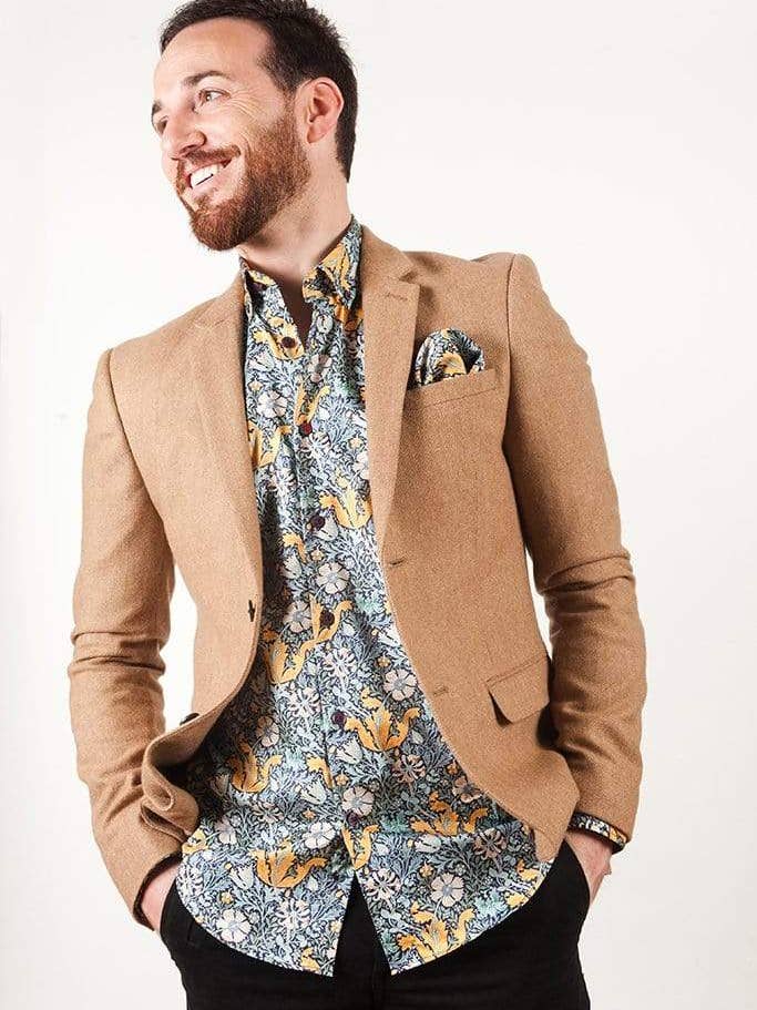 CAMISA SOCIAL DE BOTÃO SLIM FIT por atacado de Aayat Menswear