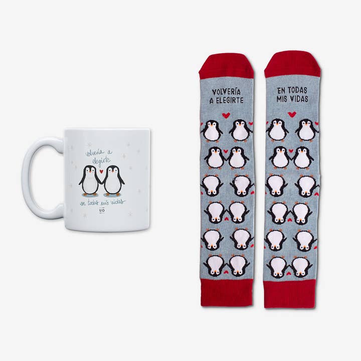 Set Tazza + Calzini "Ti sceglierei in tutte le mie vite" per la vendita all'ingrosso da parte di UO