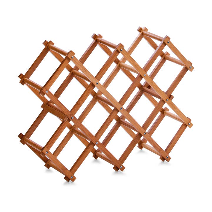 Wijnrek Voor 10 Flessen, Bamboe voor wholesale door Zeller Present