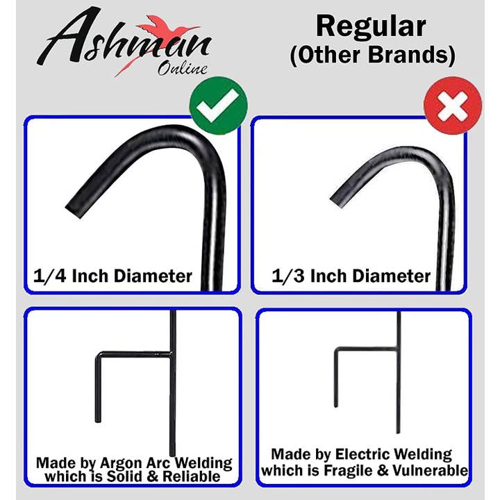 Ashman Online - Wholesale Outdoor Ornament/Decor - Ashman 25 Inch Shepherds Hook 8 Pack