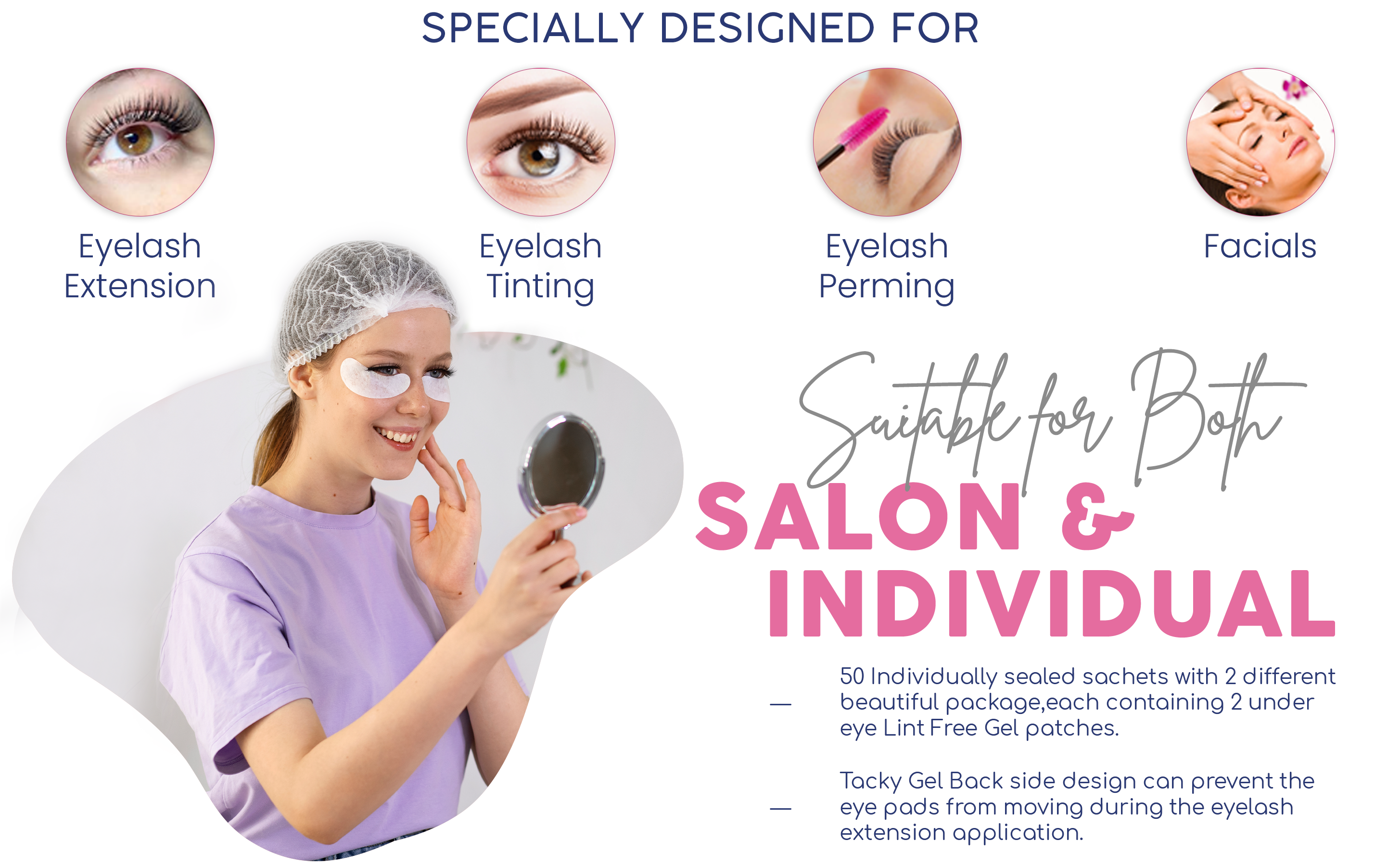 My Wholesale Warehouse – wholesale Eyelash/brow serum – Glamza Eyelash Extension Gel Patches4