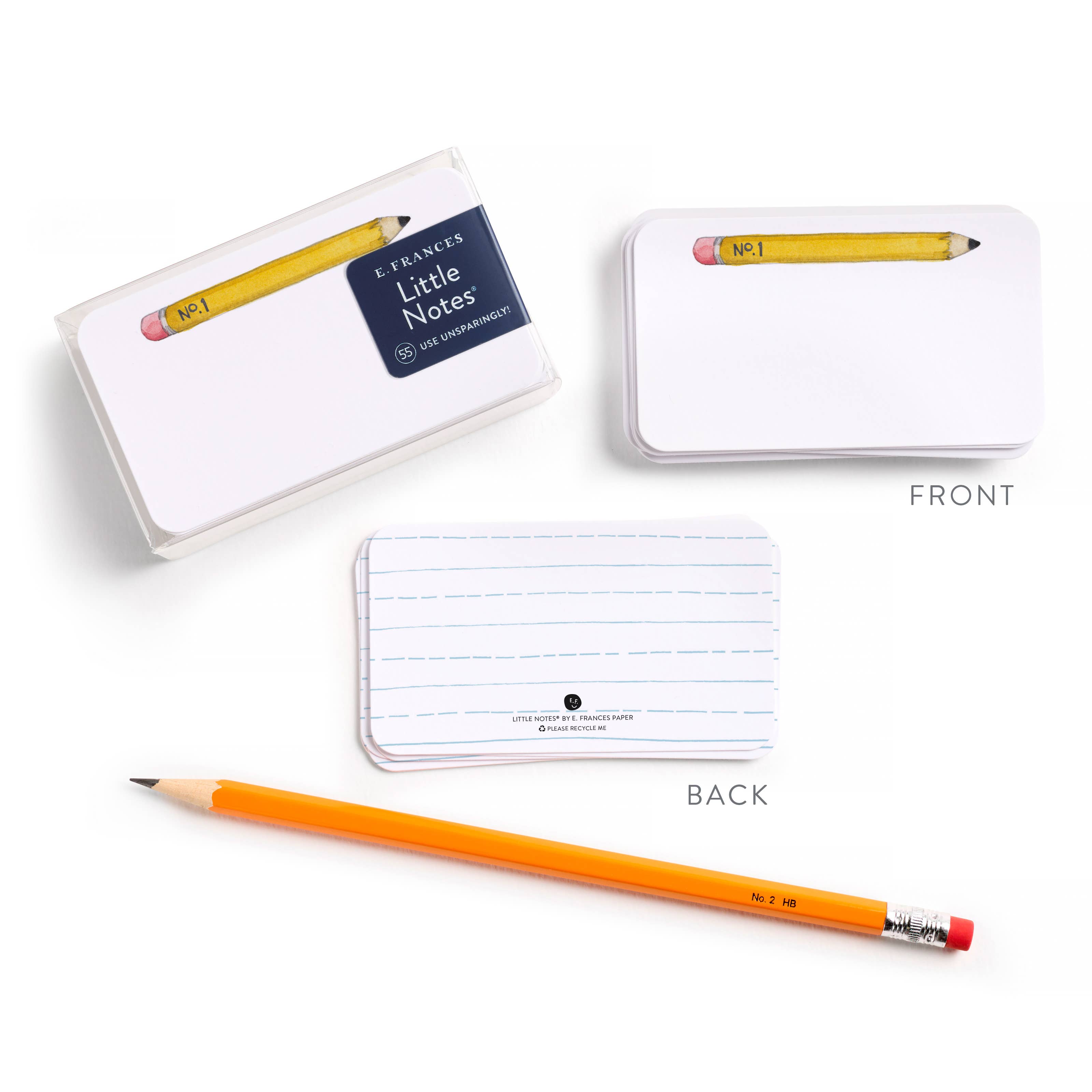 E. Frances Paper - Wholesale Stationery/Notecard Set - Pencil Little Notes®1